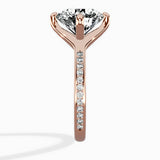 Split Shank Pave Solitaire Ring Engagement Ring - The Better Diamonds