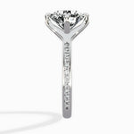 Split Shank Pave Solitaire Ring Engagement Ring - The Better Diamonds