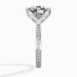 Split Shank Pave Solitaire Ring Engagement Ring - The Better Diamonds