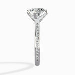 Split Shank Pave Solitaire Ring Engagement Ring - The Better Diamonds