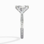 Split Shank Pave Solitaire Ring Engagement Ring - The Better Diamonds
