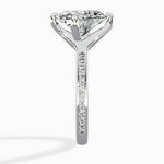 Split Shank Pave Solitaire Ring Engagement Ring - The Better Diamonds