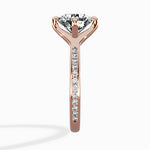 Split Shank Pave Solitaire Ring Engagement Ring - The Better Diamonds