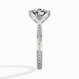 Split Shank Pave Solitaire Ring Engagement Ring - The Better Diamonds
