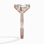 Split Shank Pave Solitaire Ring Engagement Ring - The Better Diamonds