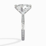Split Shank Pave Solitaire Ring Engagement Ring - The Better Diamonds