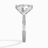 Split Shank Pave Solitaire Ring Engagement Ring - The Better Diamonds