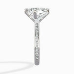Split Shank Pave Solitaire Ring Engagement Ring - The Better Diamonds