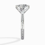 Split Shank Pave Solitaire Ring Engagement Ring - The Better Diamonds