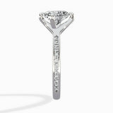 Split Shank Pave Solitaire Ring Engagement Ring - The Better Diamonds