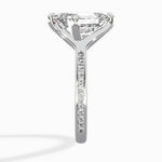 Split Shank Pave Solitaire Ring Engagement Ring - The Better Diamonds