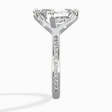 Split Shank Pave Solitaire Ring Engagement Ring - The Better Diamonds