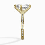 Split Shank Pave Solitaire Ring Engagement Ring - The Better Diamonds