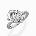 Split Shank Pave Solitaire Ring Engagement Ring - The Better Diamonds