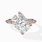 Split Shank Pave Solitaire Ring Engagement Ring - The Better Diamonds