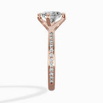 Split Shank Pave Solitaire Ring Engagement Ring - The Better Diamonds