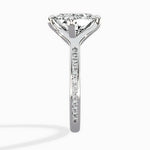 Split Shank Pave Solitaire Ring Engagement Ring - The Better Diamonds