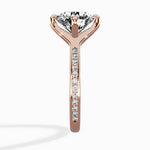 Split Shank Pave Solitaire Ring Engagement Ring - The Better Diamonds