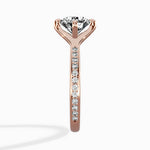 Split Shank Pave Solitaire Ring Engagement Ring - The Better Diamonds