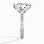 Split Shank Pave Solitaire Ring Engagement Ring - The Better Diamonds