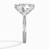 Split Shank Pave Solitaire Ring Engagement Ring - The Better Diamonds