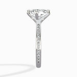 Split Shank Pave Solitaire Ring Engagement Ring - The Better Diamonds