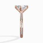 Split Shank Pave Solitaire Ring Engagement Ring - The Better Diamonds