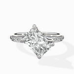 Split Shank Pave Solitaire Ring Engagement Ring - The Better Diamonds