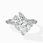Split Shank Pave Solitaire Ring Engagement Ring - The Better Diamonds