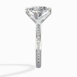 Split Shank Pave Solitaire Ring Engagement Ring - The Better Diamonds