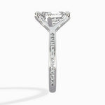 Split Shank Pave Solitaire Ring Engagement Ring - The Better Diamonds