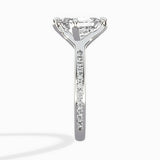 Split Shank Pave Solitaire Ring Engagement Ring - The Better Diamonds