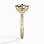 Split Shank Pave Solitaire Ring Engagement Ring - The Better Diamonds