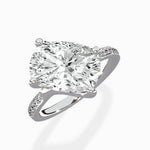 Split Shank Pave Solitaire Ring Engagement Ring - The Better Diamonds