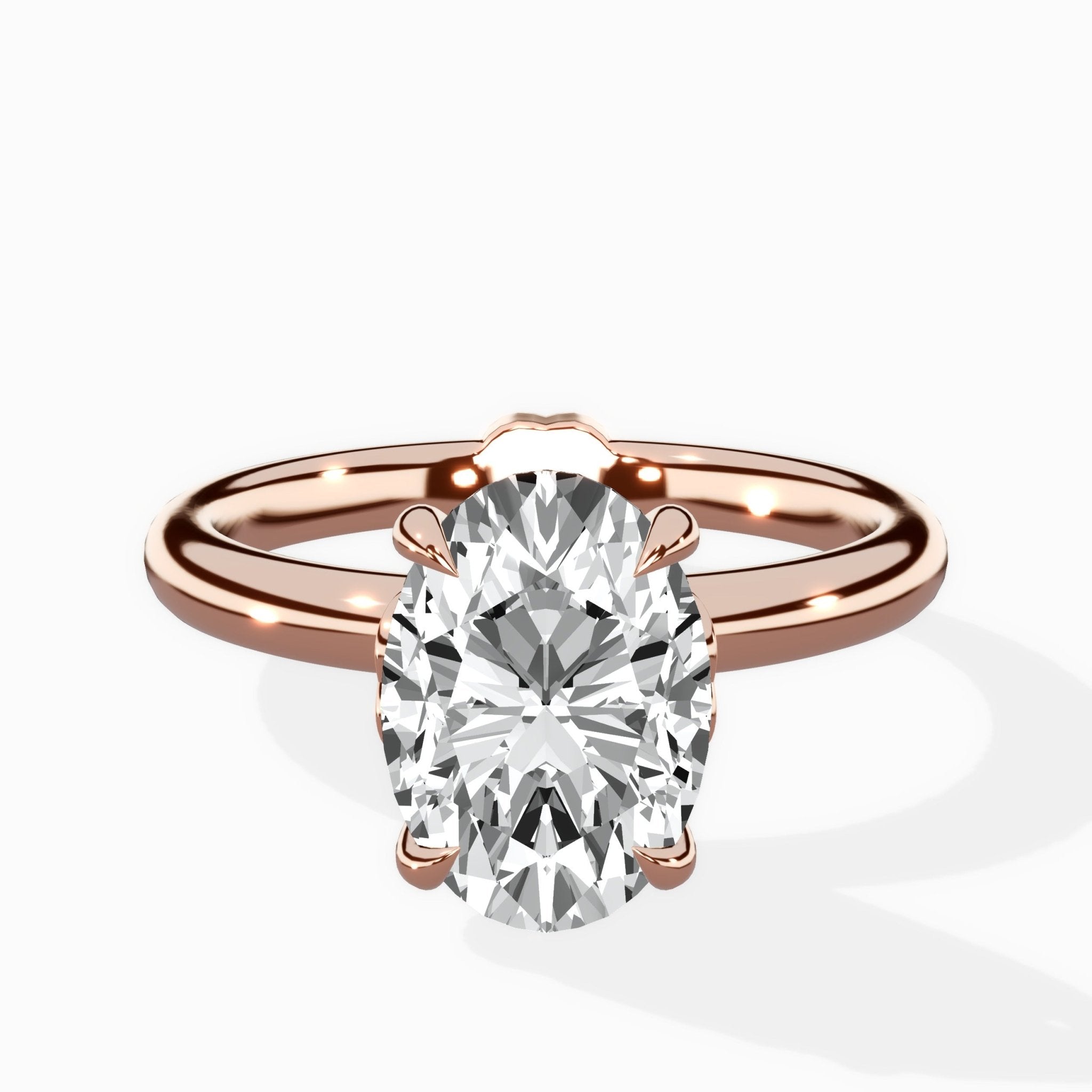 the royal flush Engagement Ring - The Better Diamonds