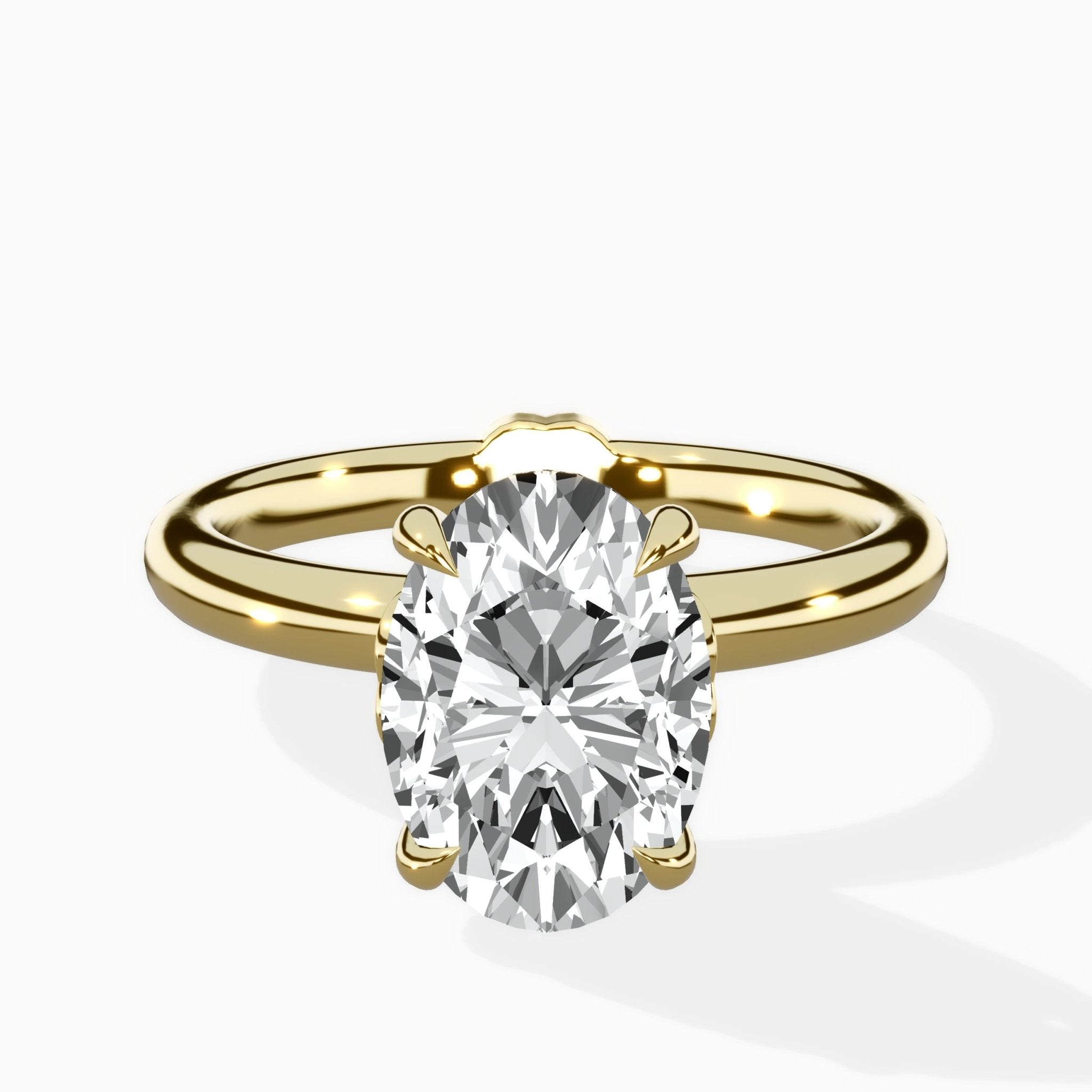 the royal flush Engagement Ring - The Better Diamonds
