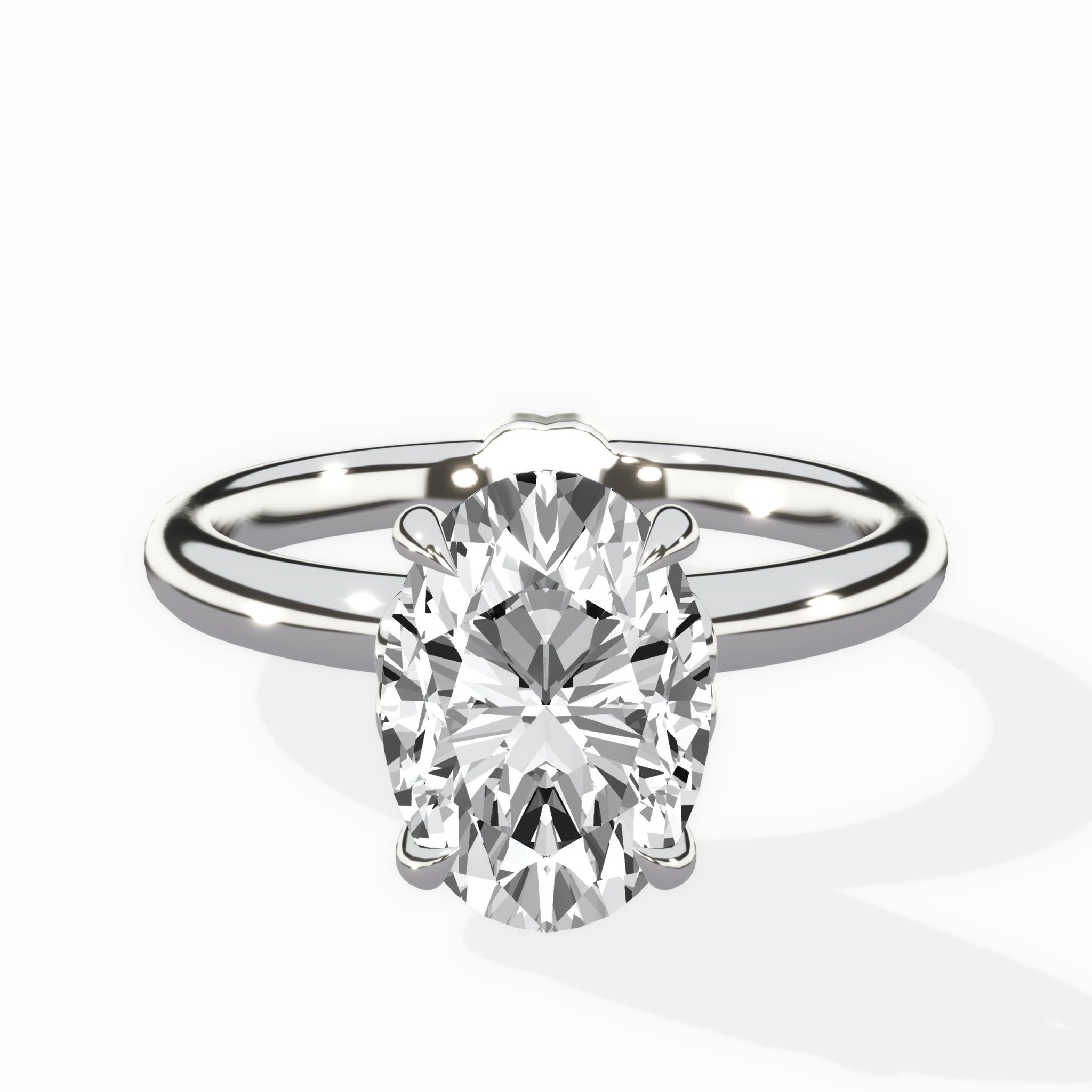 the royal flush Engagement Ring - The Better Diamonds