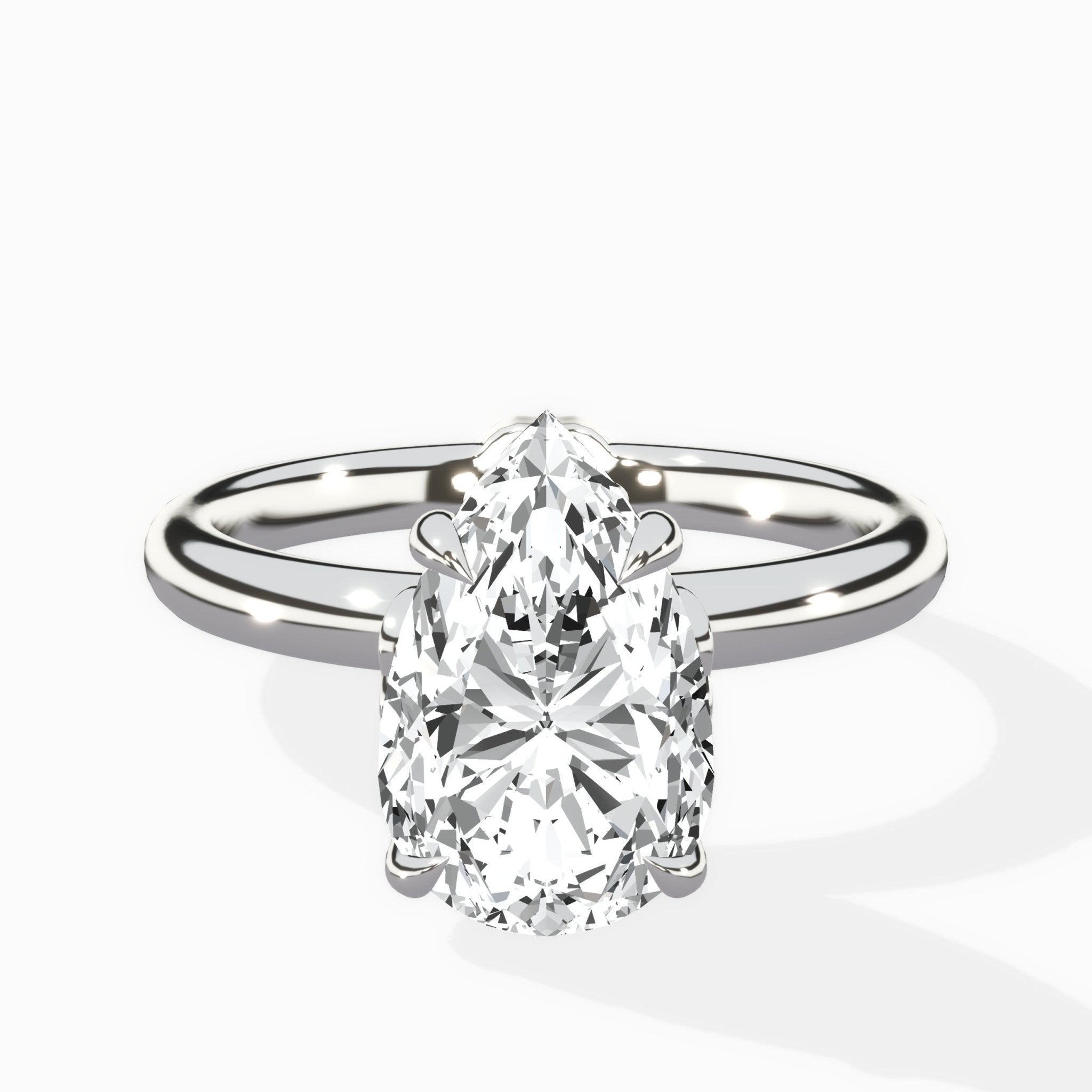 the royal flush Engagement Ring - The Better Diamonds