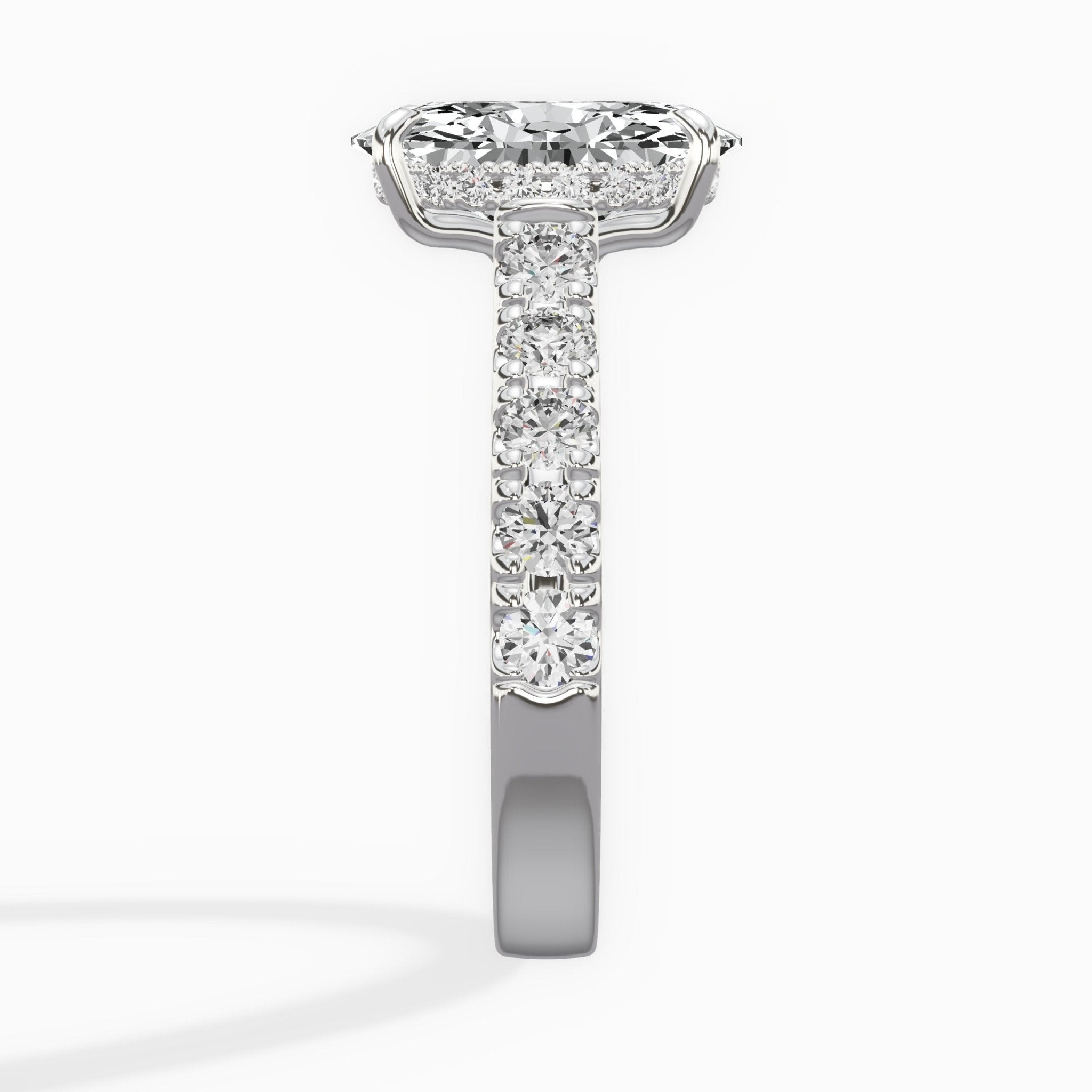 Timeless Hidden Halo Engagement Ring - The Better Diamonds