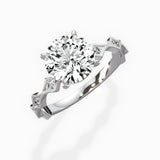 Timeless Solitaire 1.52 ct Round Engagement Ring in White Gold - The Better Diamonds