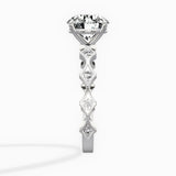 Timeless Solitaire 1.52 ct Round Lab Grown Diamond Engagement Ring in 14K White Gold - The Better Diamonds