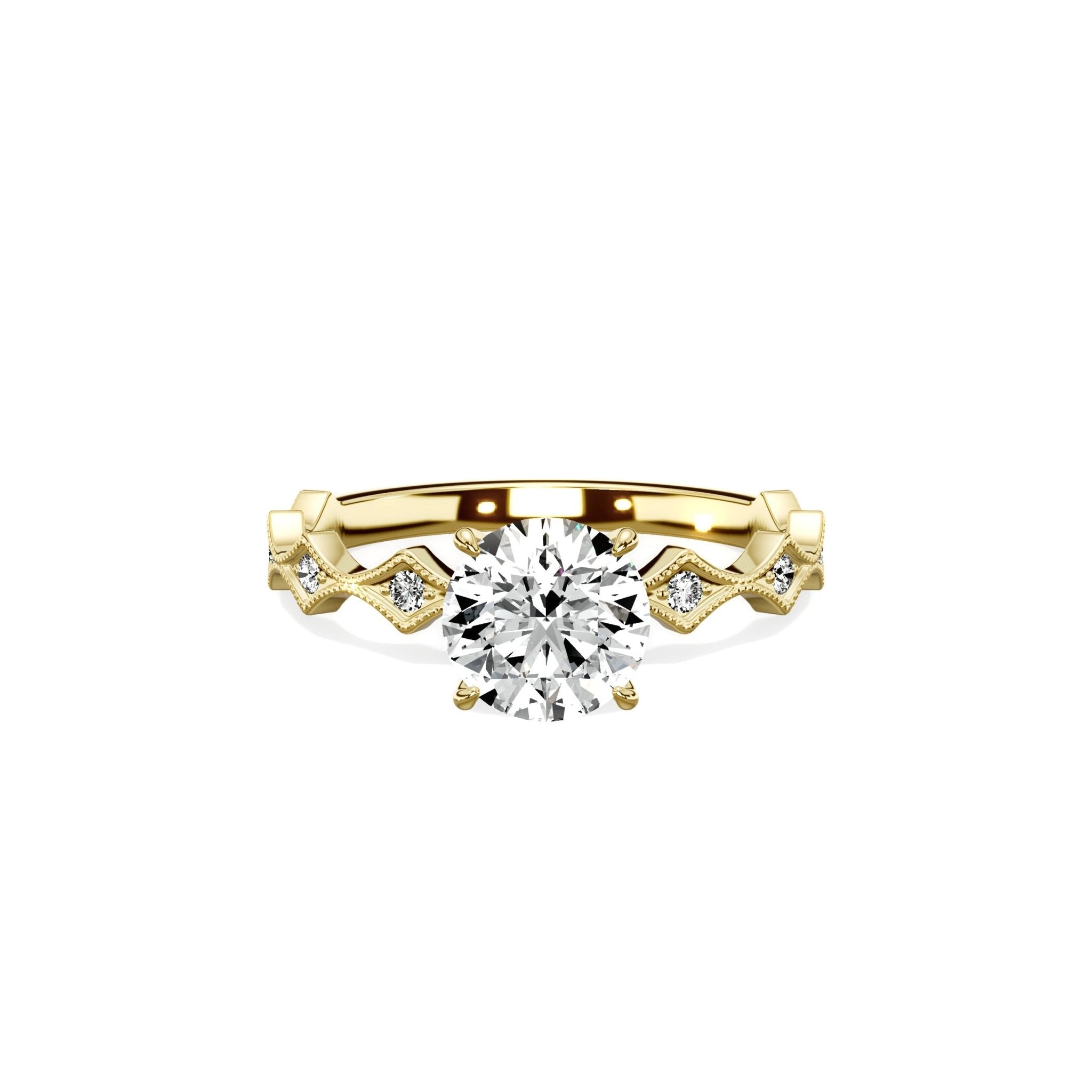 Timeless Solitaire Engagement Ring - The Better Diamonds