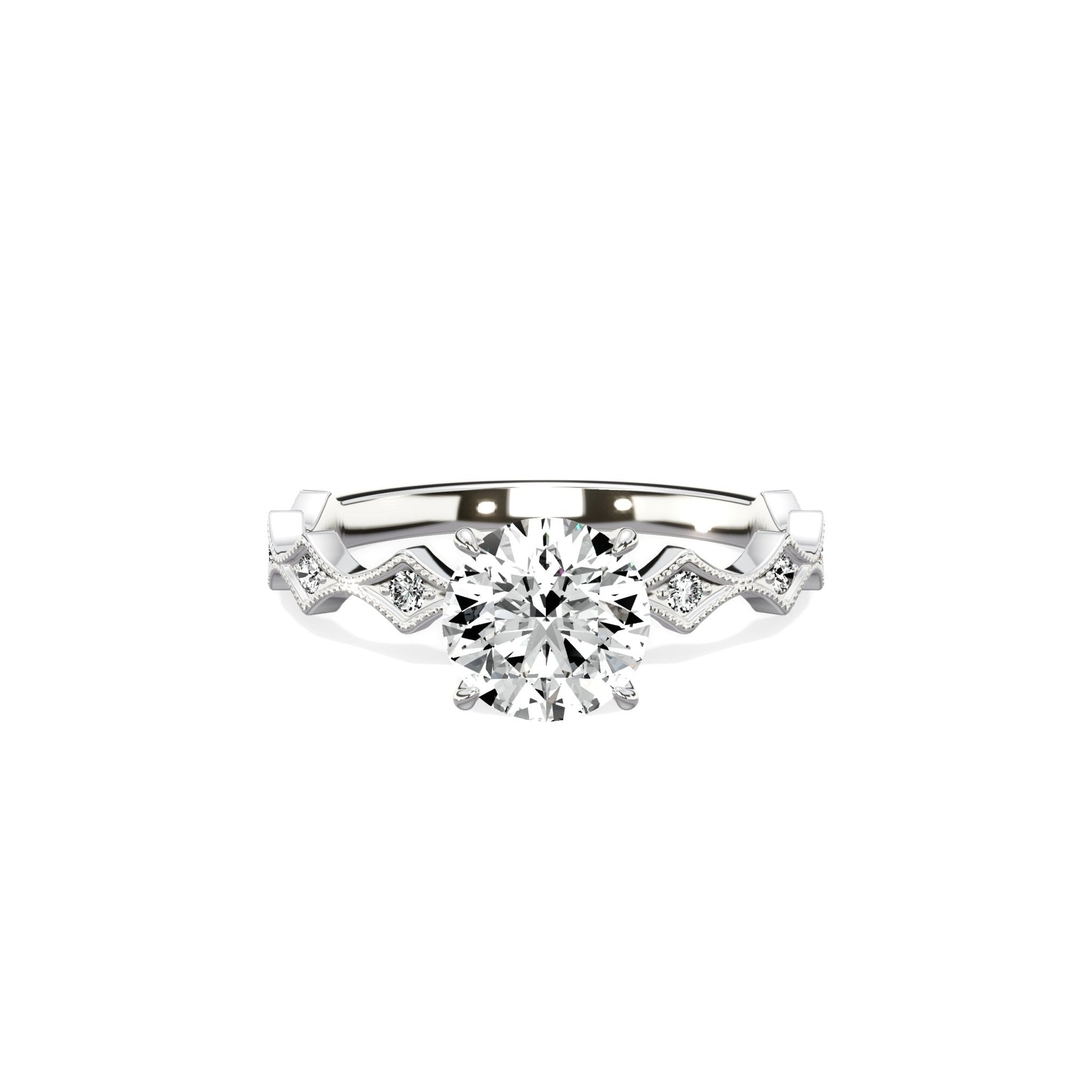 Timeless Solitaire Engagement Ring - The Better Diamonds