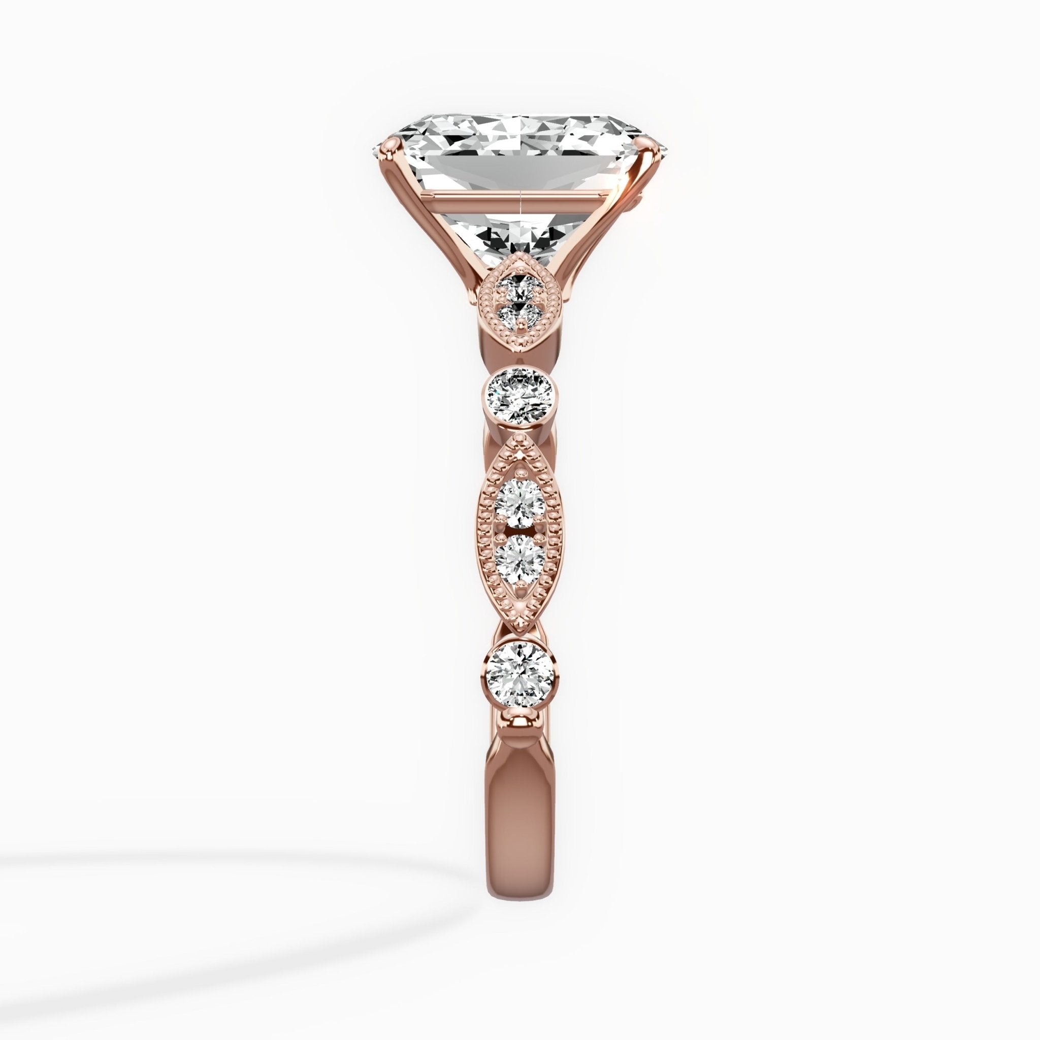 Timeless Vintage Style Engagement Ring - The Better Diamonds