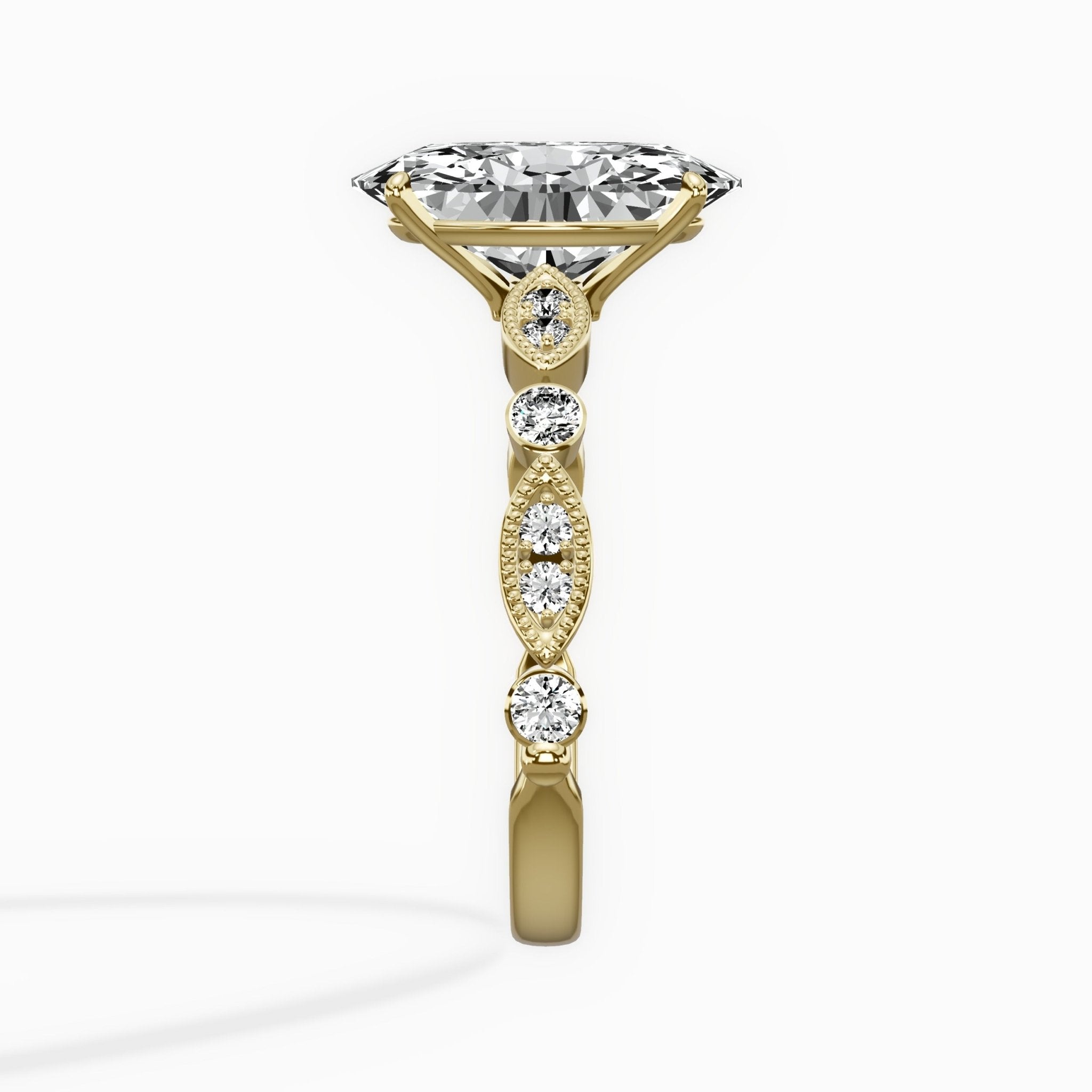 Timeless Vintage Style Engagement Ring - The Better Diamonds