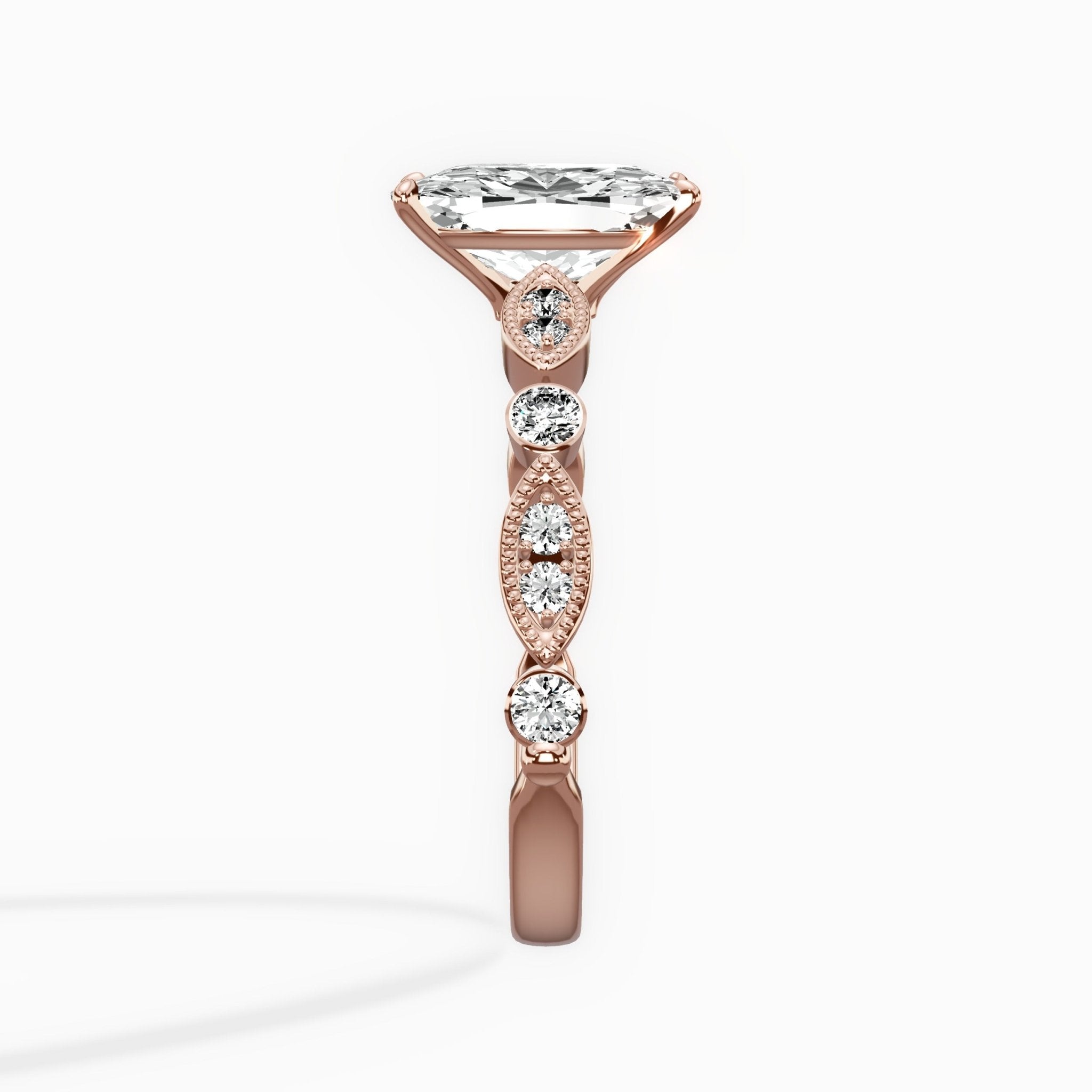 Timeless Vintage Style Engagement Ring - The Better Diamonds