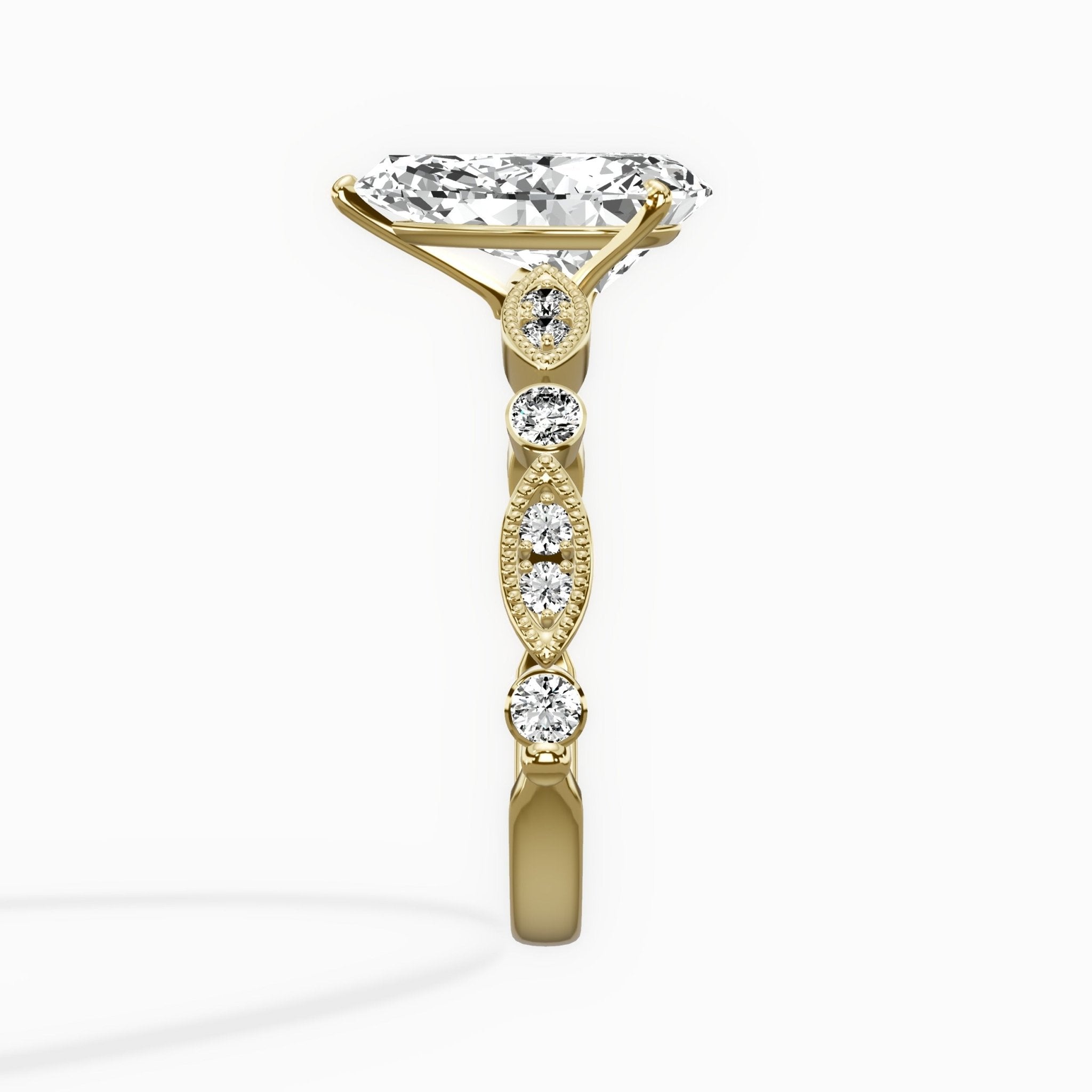 Timeless Vintage Style Engagement Ring - The Better Diamonds