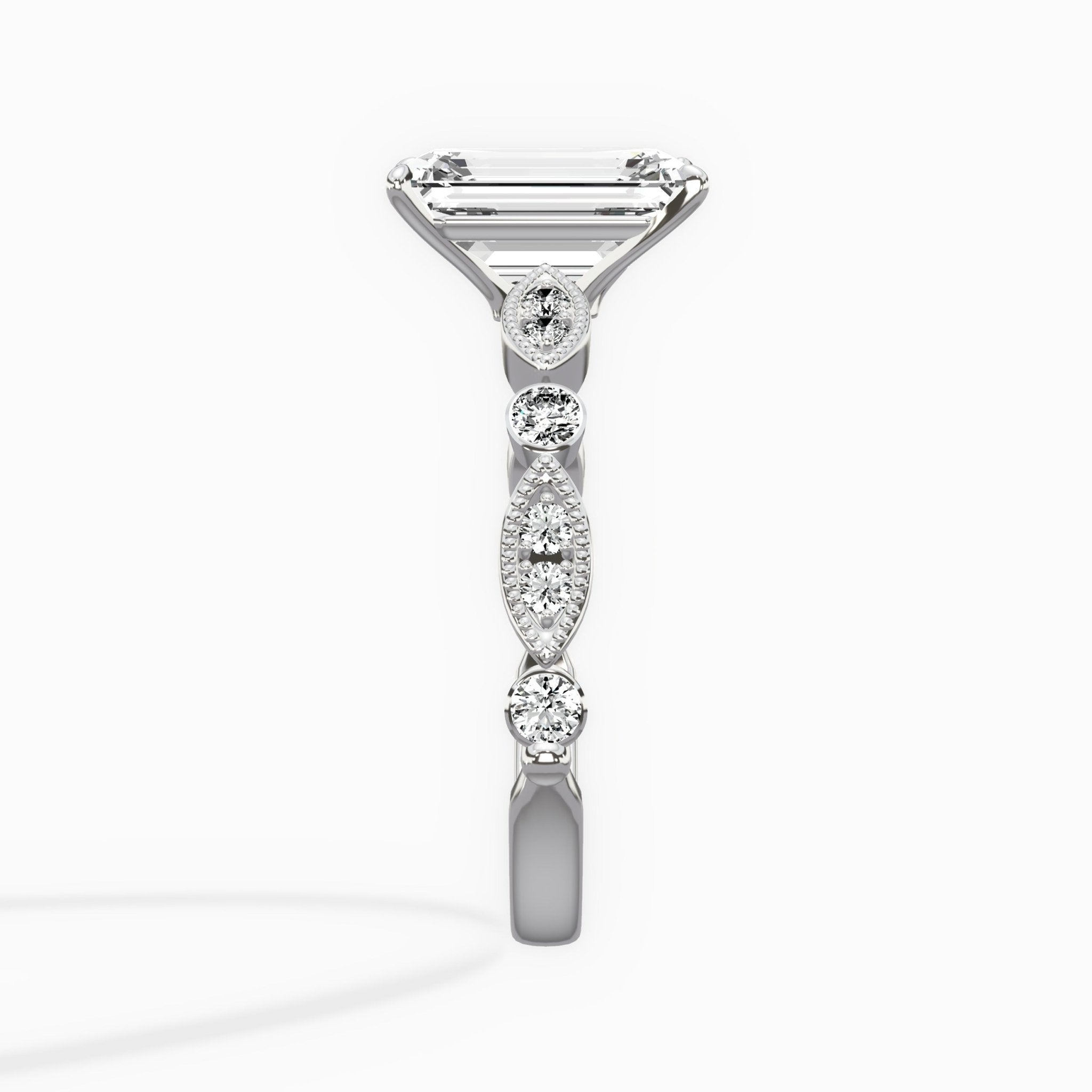 Timeless Vintage Style Engagement Ring - The Better Diamonds