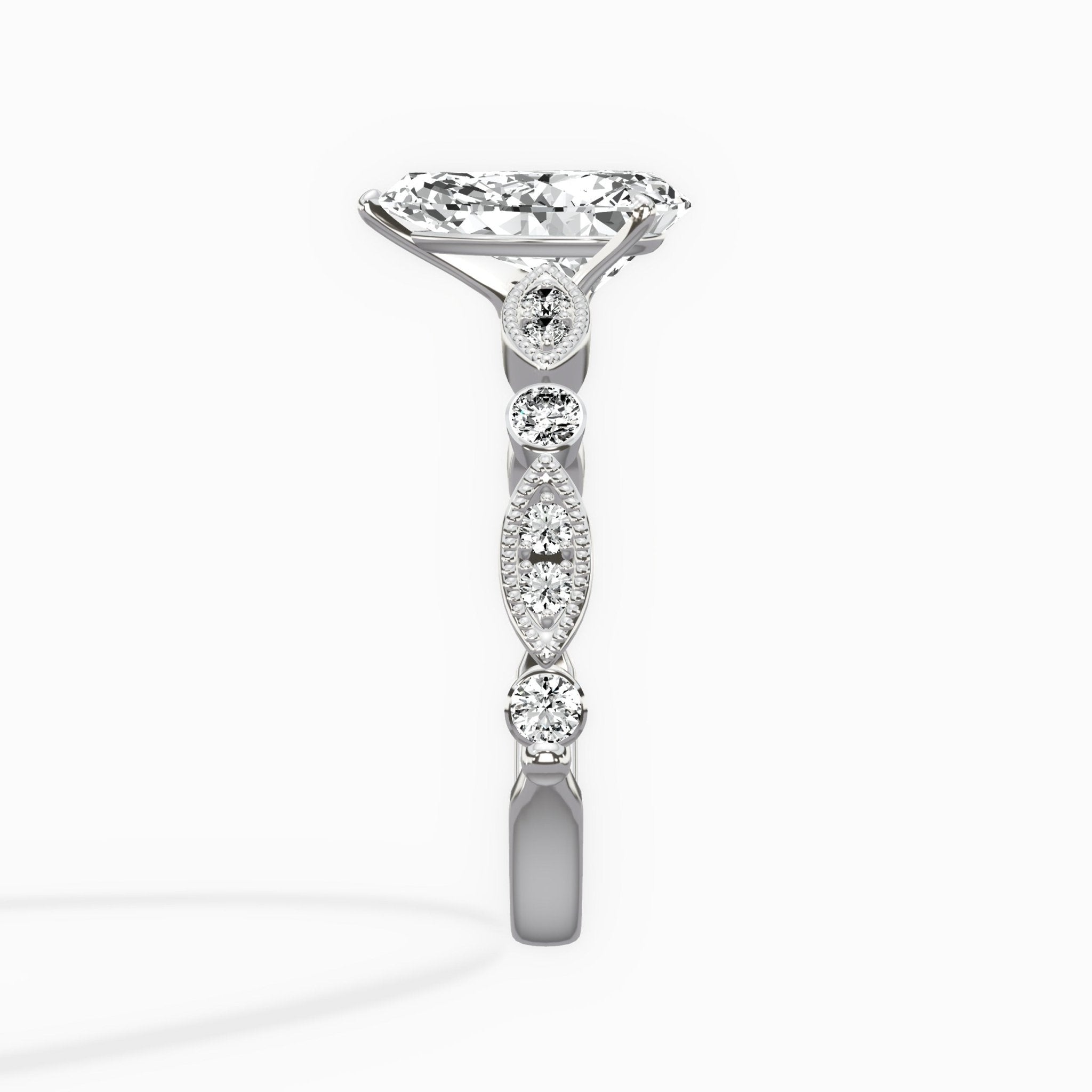 Timeless Vintage Style Engagement Ring - The Better Diamonds
