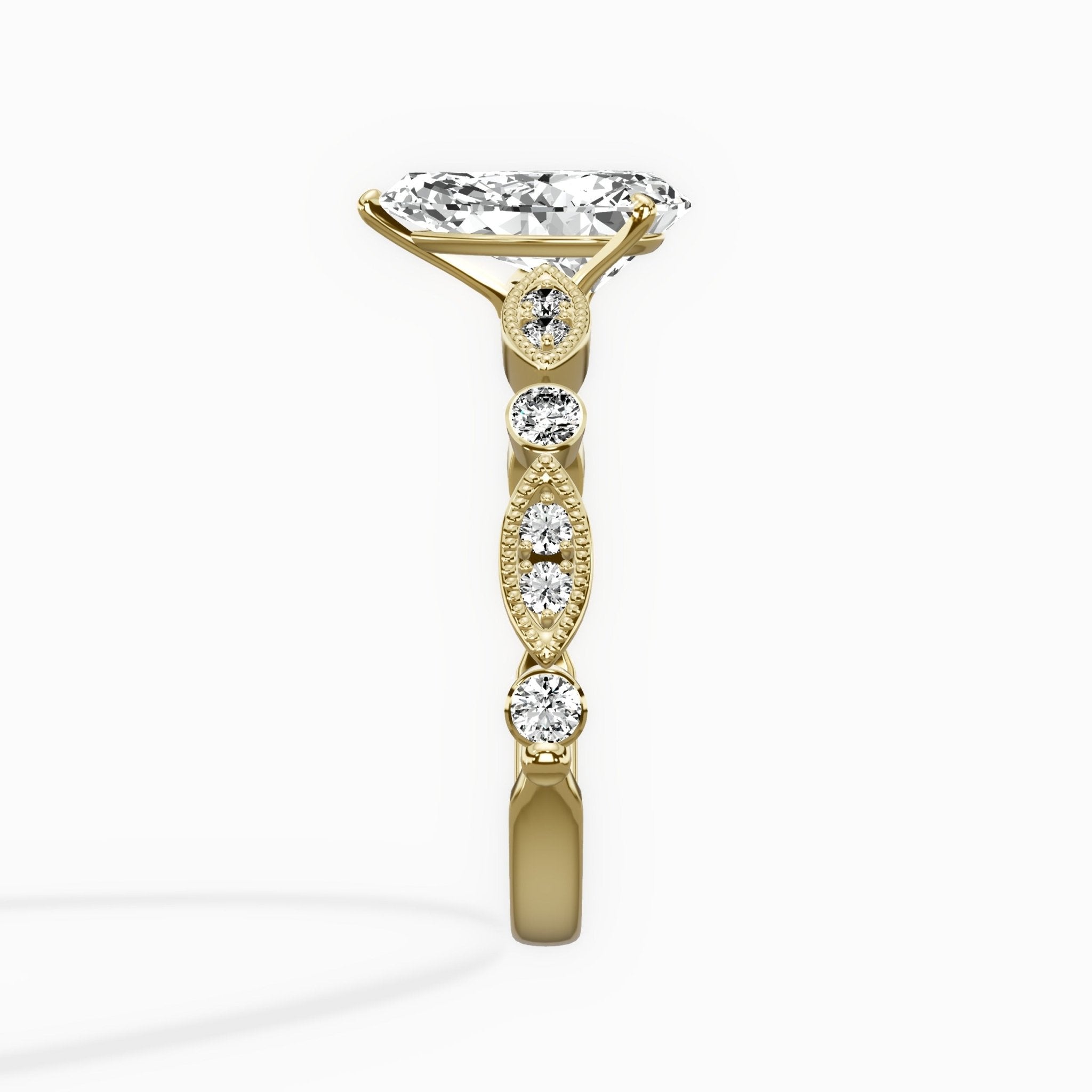 Timeless Vintage Style Engagement Ring - The Better Diamonds